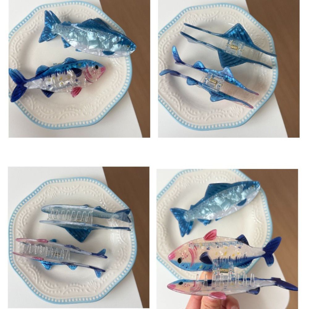 Hairpin Ocean Animal Hair Claw - مراجعة Lifestyle In Korean وسعره