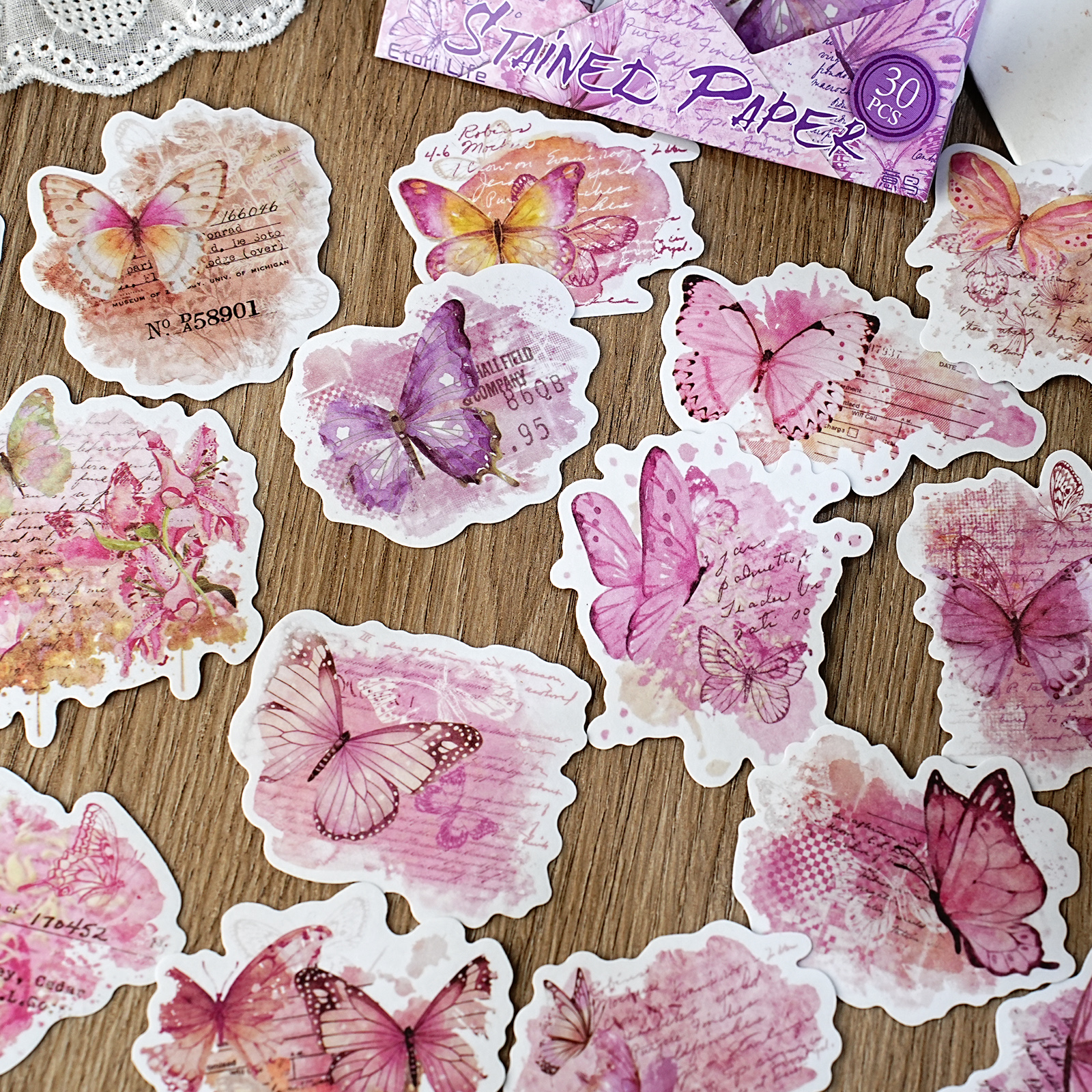 Etori Life Pink Watercolor But - مراجعة Lifestyle In Korean وسعره