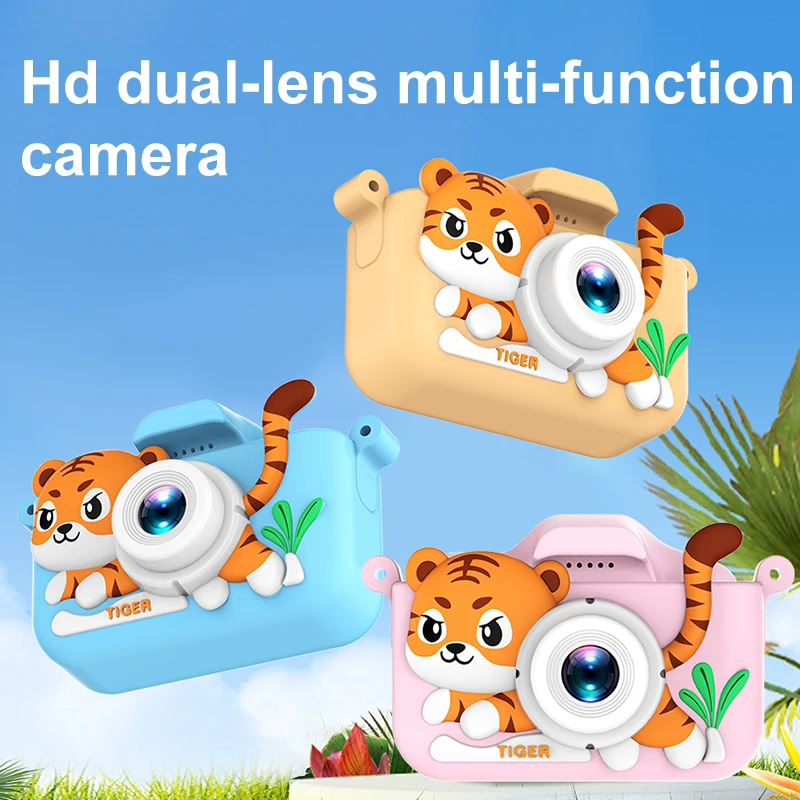 Kids Mini Camera Cartoon Tiger - مراجعة Korean Boy Lifestyle وسعره
