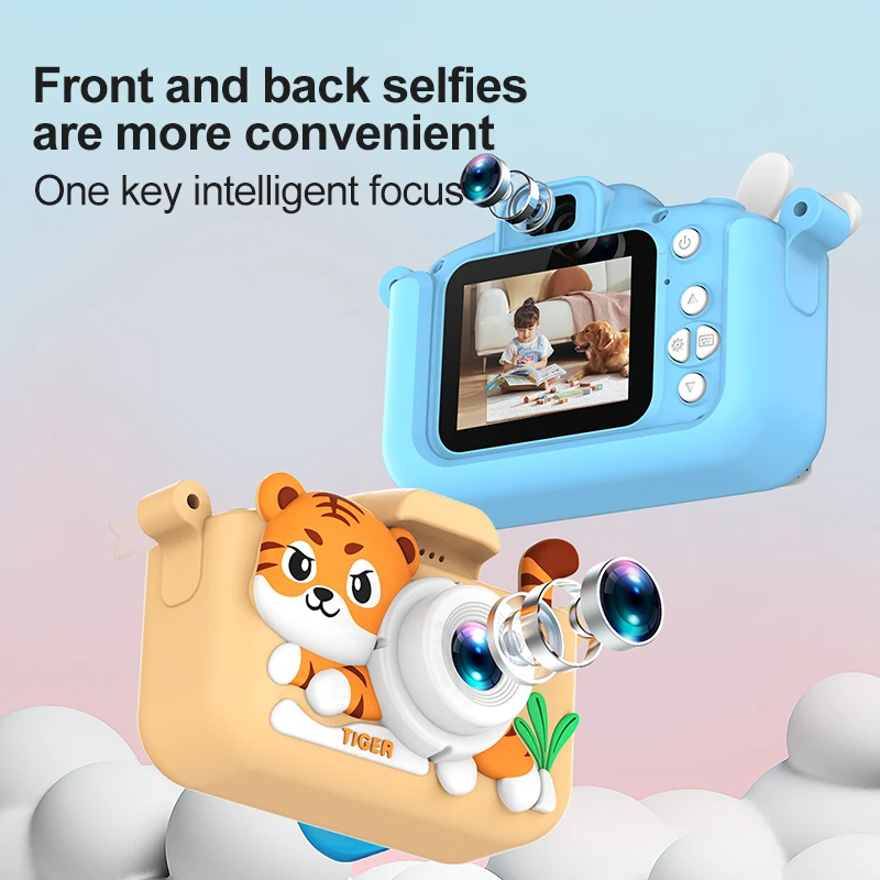 Kids Mini Camera Cartoon Tiger - مراجعة Korean Boy Lifestyle وسعره