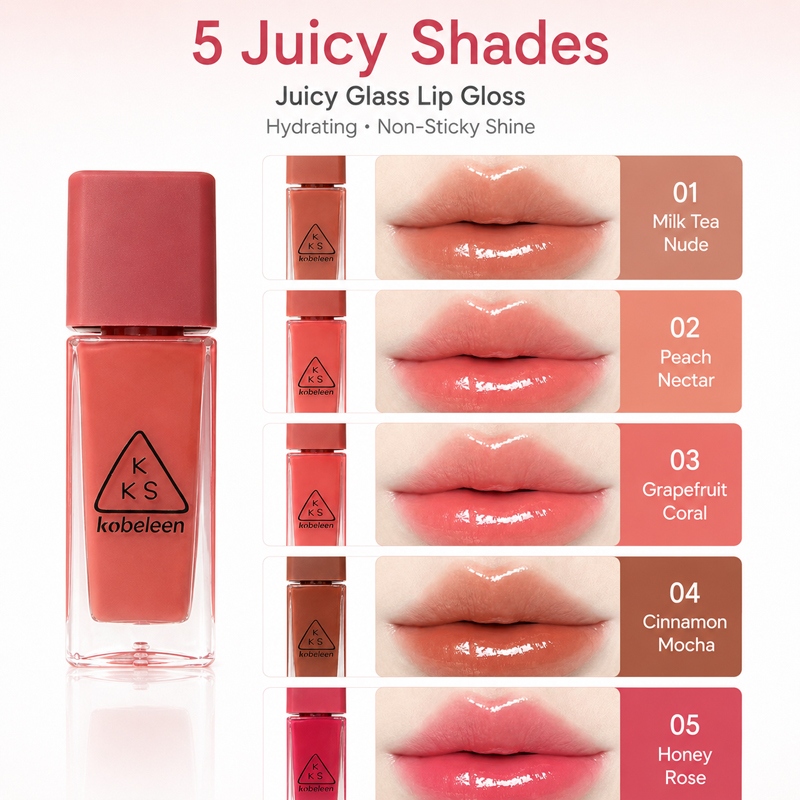 K-Beauty Juicy Glass Lip Gloss - مراجعة Lip Tint Korean وسعره