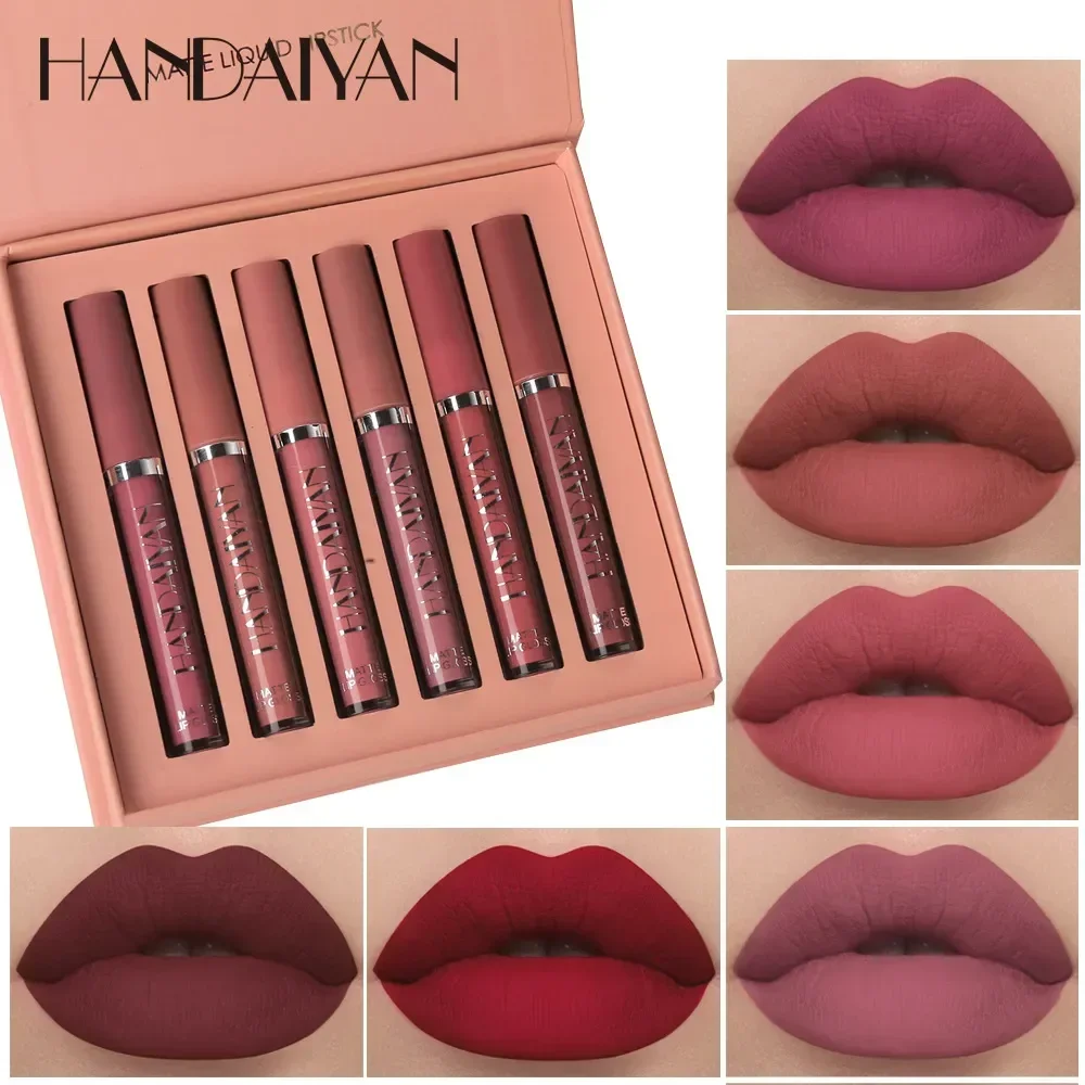 HANDAIYAN 6 PCS Lipstick Set M - مراجعة Lip Tint Korean وسعره