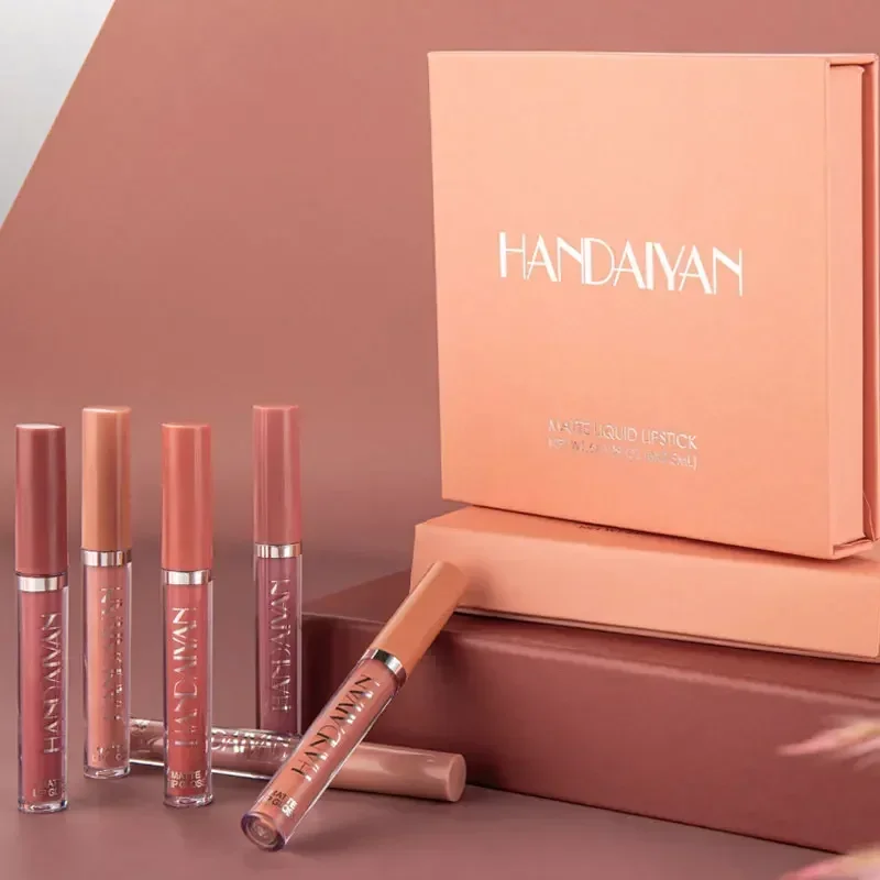 HANDAIYAN 6 PCS Lipstick Set M - مراجعة Lip Tint Korean وسعره