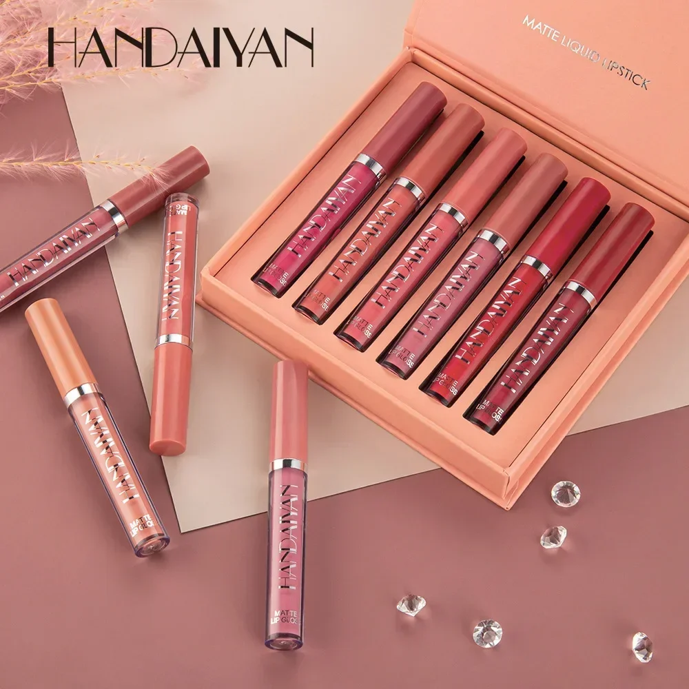 HANDAIYAN 6 PCS Lipstick Set M - مراجعة Lip Tint Korean وسعره
