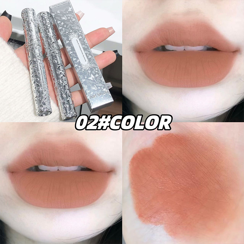 Art Value Matte Nude Velvet Li - مراجعة Lip Tint Korean وسعره