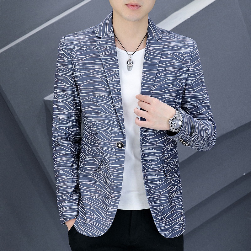 Slim Fit Short Men's Suit Jack - مراجعة Lifestyle In Korean وسعره